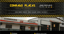 Desktop Screenshot of conradoplacas.com.br